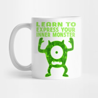 Learn to Express Your Inner Monster Art Supply Mug